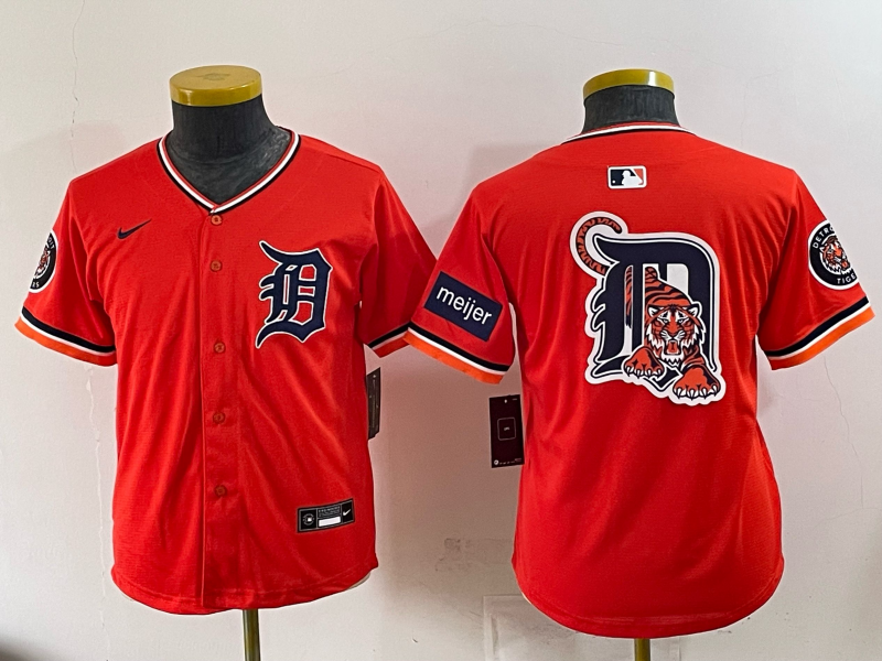 women Detroit Tigers blank orange Nike 2026 MLB Jersey 0605003